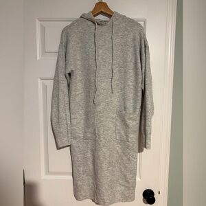 A New Day Women’s Gray Hooded Sweater Dress